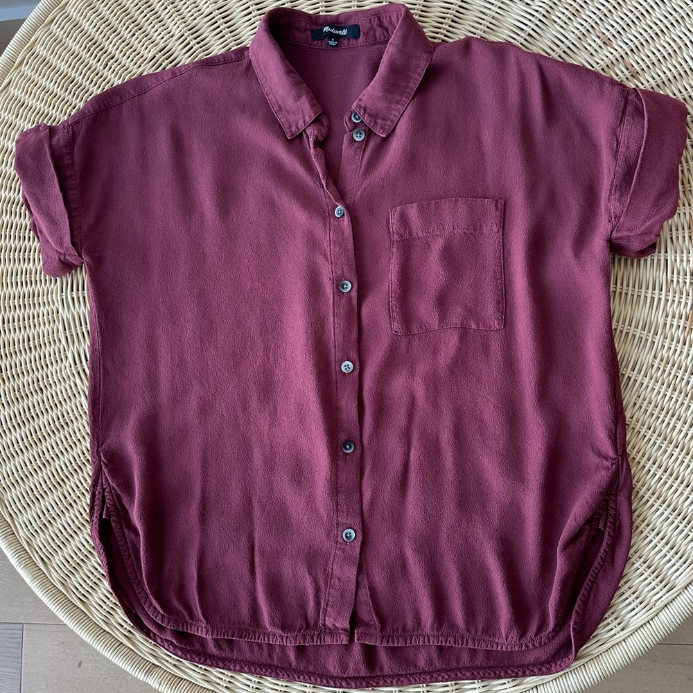 Short Leve Madewell Top Size Small